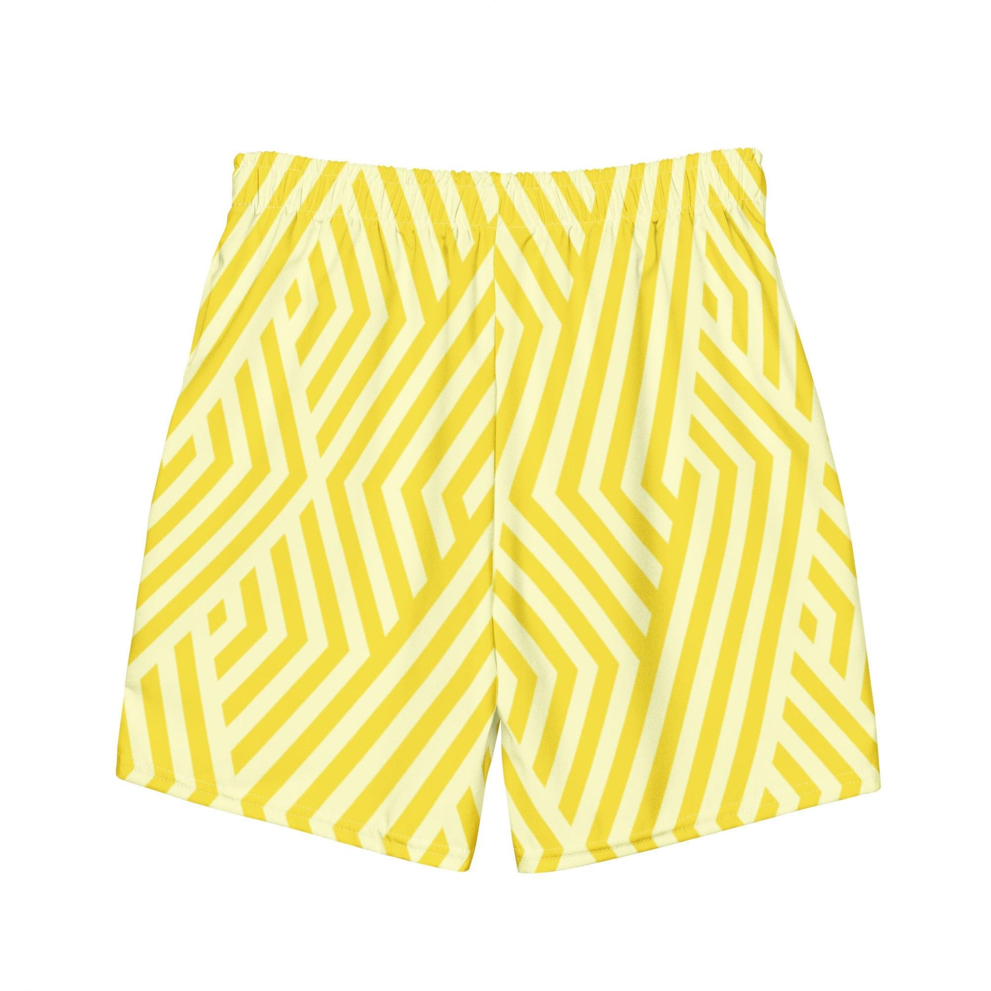 TimothyJames Men's Swim Shorts Yellow - TimothyJames